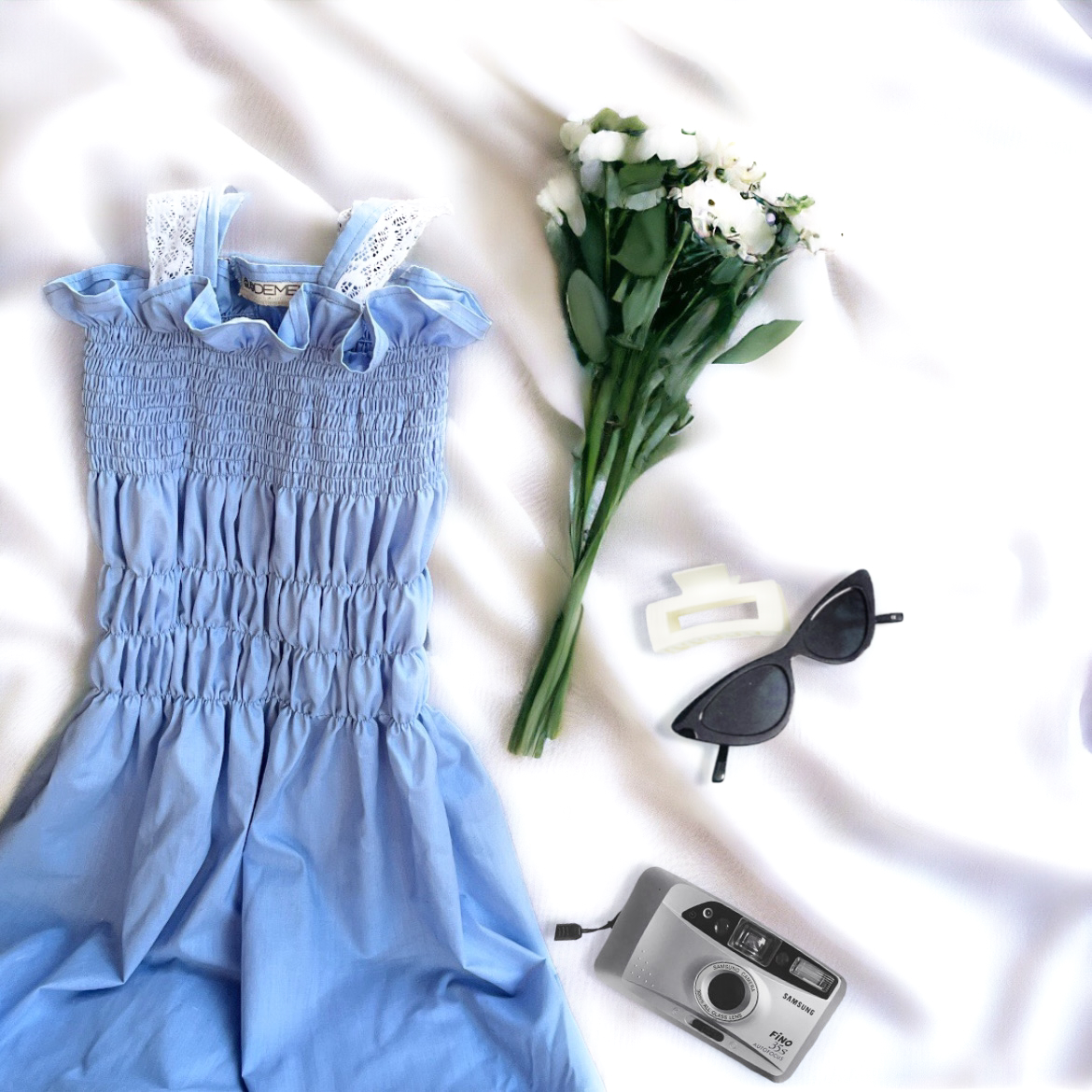 SOFT BLUE DRESS STYLE